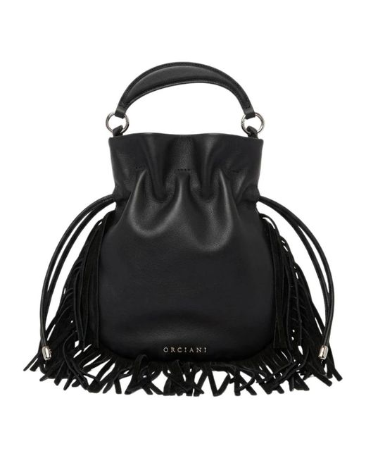 Orciani Black Bucket Bags
