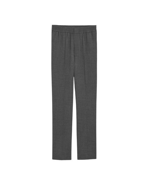 AMI Straight Broeken in het Gray voor heren