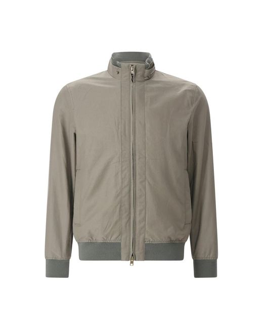 Woolrich Gray Bomber Jackets for men