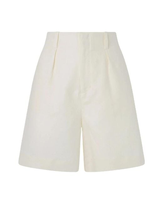 Pepe Jeans White Casual Shorts