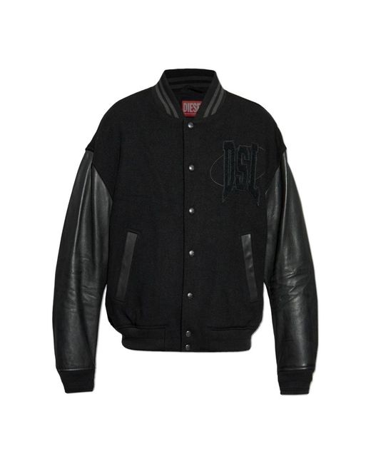 DIESEL Jassen ,Zwart ,Katoen Jacket L-Nyman in het Black voor heren