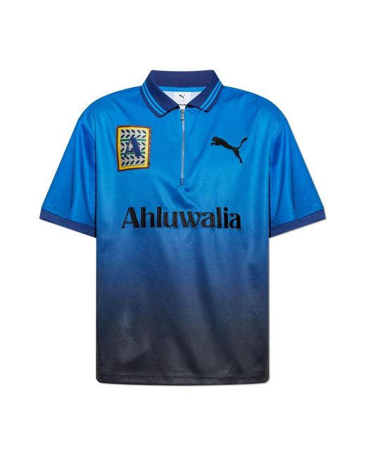 PUMA Relaxed Polo in het Blue voor heren