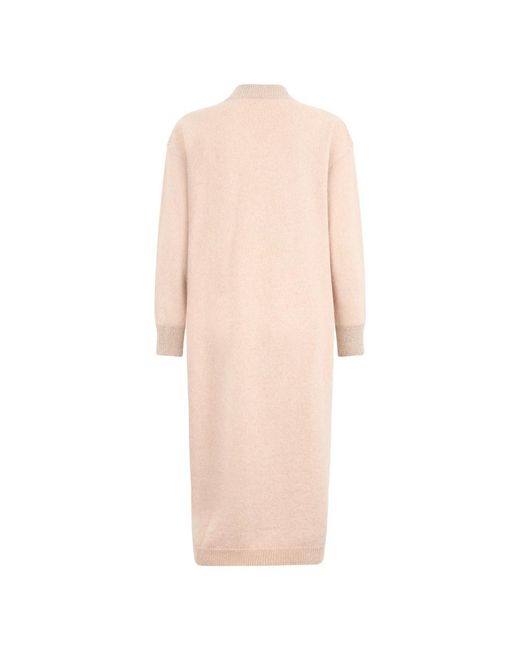 Peserico Pink Knitted Dresses