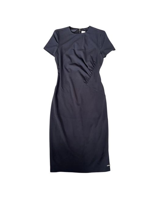 Calvin Klein Midi Jurk in het Blue
