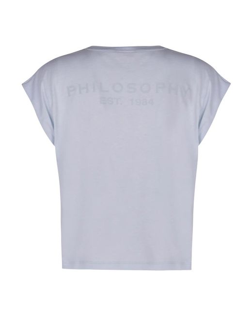 Tops > t-shirts Philosophy Di Lorenzo Serafini en coloris Blue