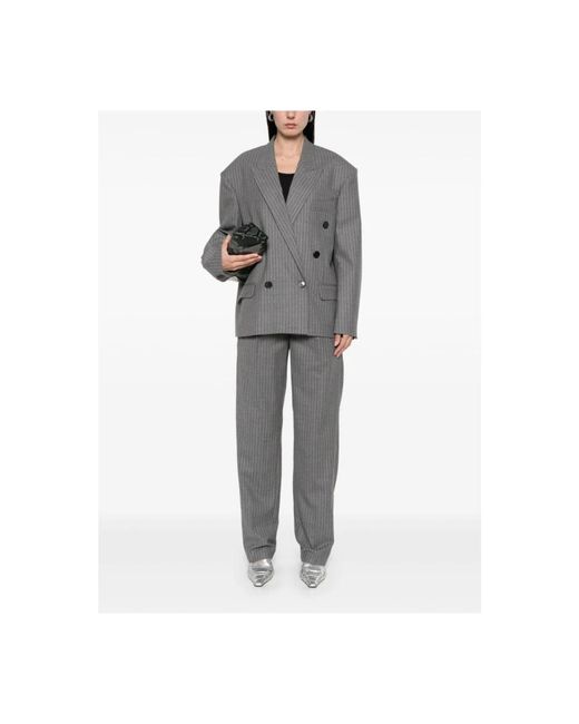 Isabel Marant Gray Wide Trousers