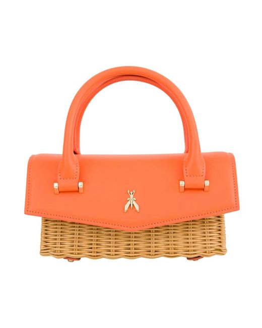 Patrizia Pepe Orange Handbags