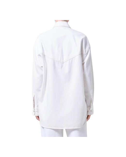 Agolde Lotta Shirt in het White