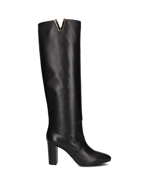 Via Roma 15 Black Heeled Boots