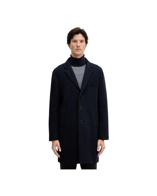 Barbour Kirkbridge Wool Coat in het Blue voor heren