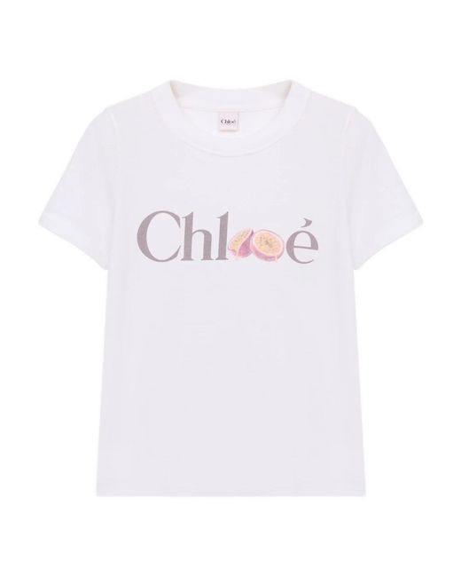 T-Shirts Chloé de color White