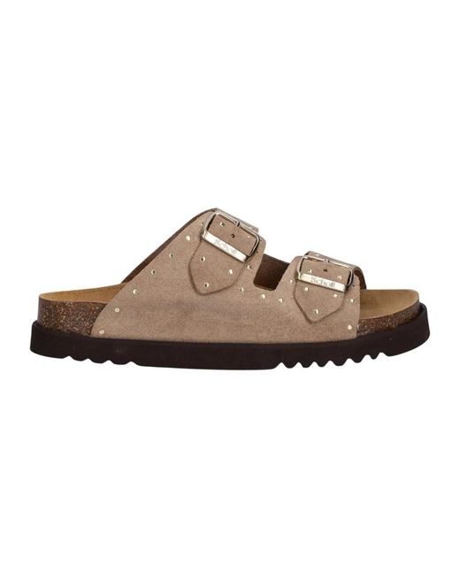 Scholl Brown Beatriz Slider
