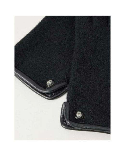 Roeckl Schwarze Damenhandschuhe, Zeitloses Design in Black für Herren