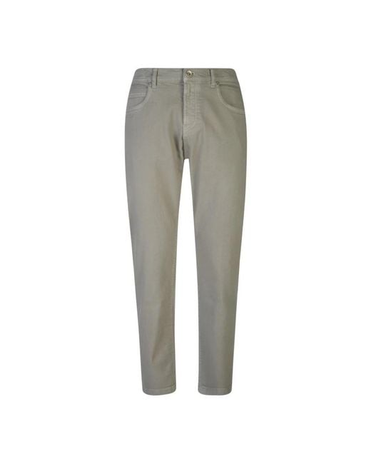 Eleventy Gray Slim Fit Jeans for men