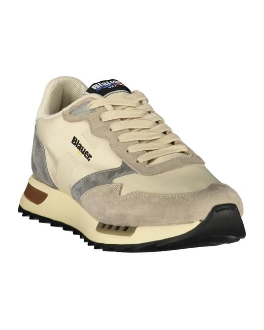 Blauer White Sneakers for men