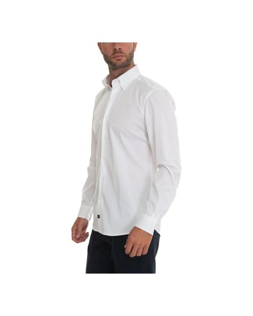 Fay White Casual Shirts for men