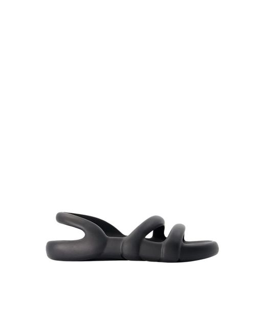 Camper Black Flat Sandals