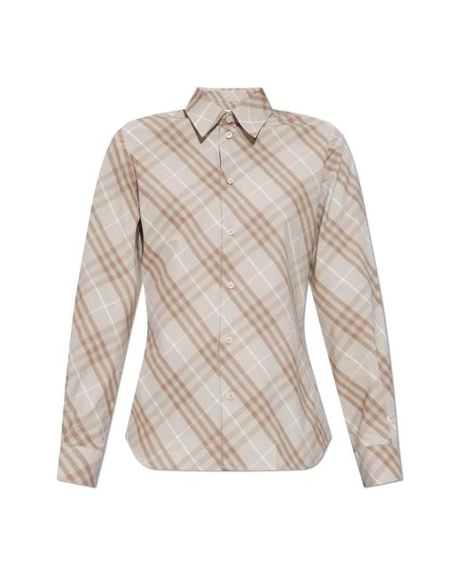 Shirts Burberry en coloris Gray