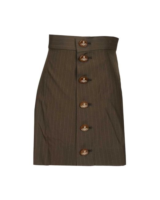 Vivienne Westwood Green Short Shorts