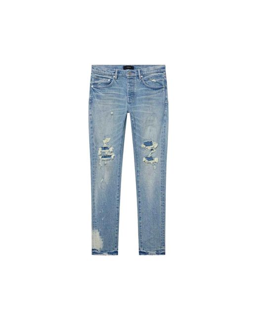 Purple Brand Blue Slim-Fit Jeans for men