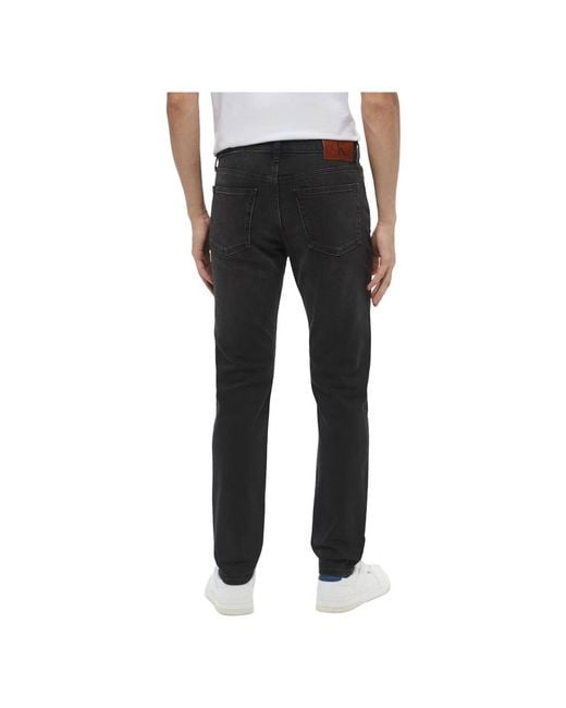 Calvin Klein Black Slim Fit Jeans for men