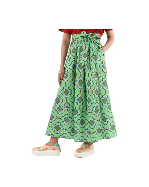 Niu Green Maxi Skirts