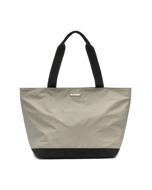 K-Way Gray Clere Tote Bag