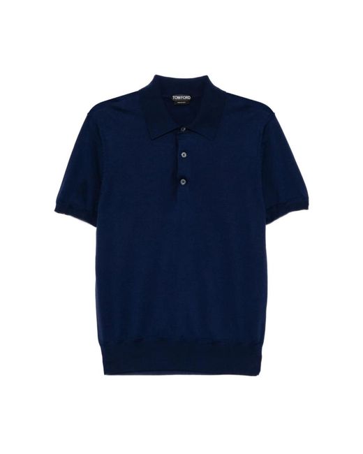 Tom Ford Blue Polo Shirts for men