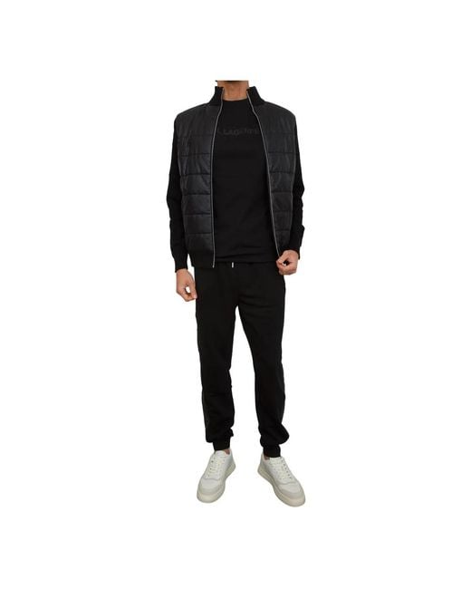Karl Lagerfeld Black Winter Jackets for men
