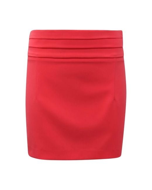Patrizia Pepe Red Short Skirts
