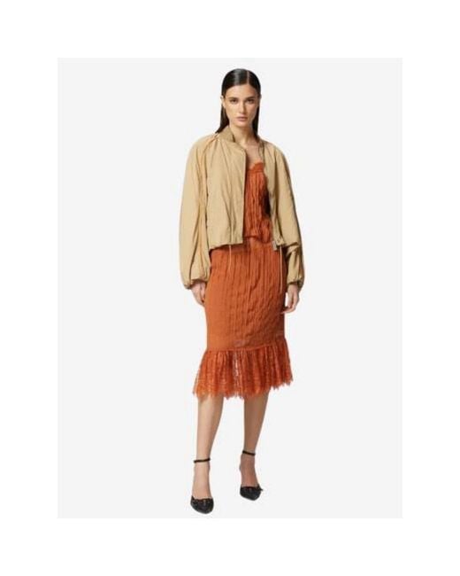 Pinko Orange Sleeveless Tops