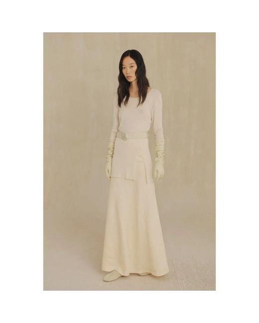 Cortana Natural Maxi Skirts