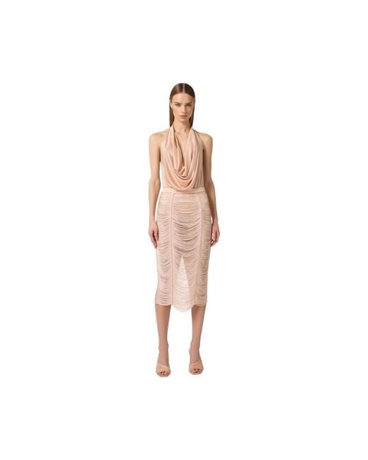 Elisabetta Franchi Pink Sleeveless Tops