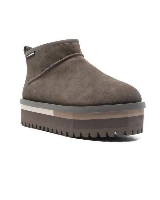 Tommy Hilfiger Gray Winter Boots