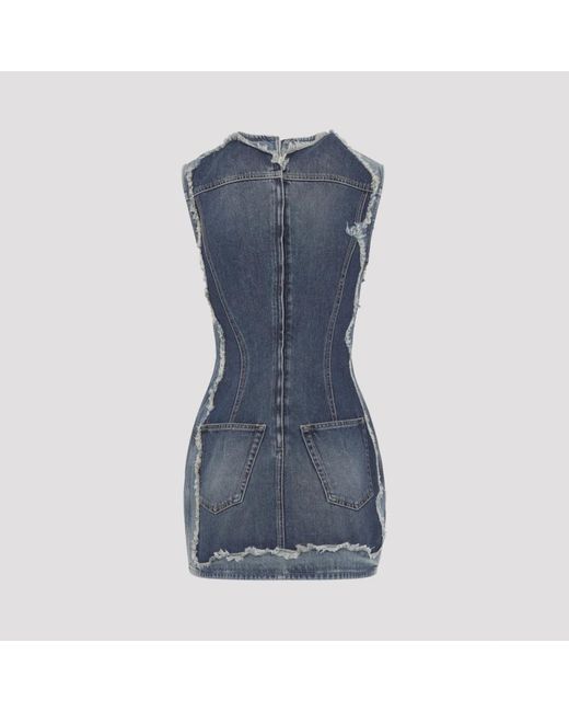 Acne Blue Short Dresses