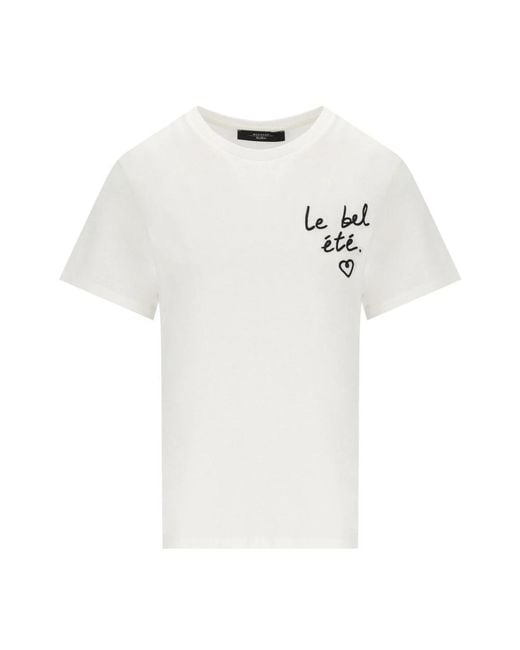 Weekend by Maxmara White T-Shirts