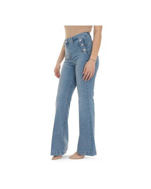 Liu Jo Flared Jeans in het Blue