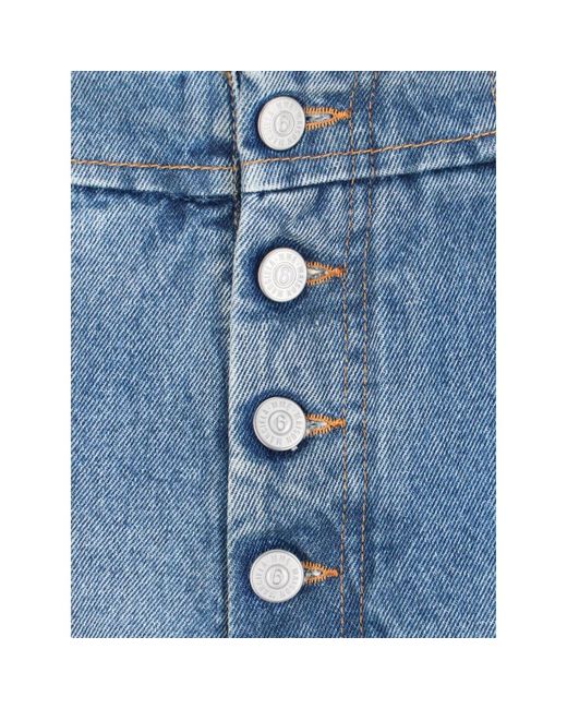 Jeans > loose-fit jeans MM6 by Maison Martin Margiela en coloris Blue