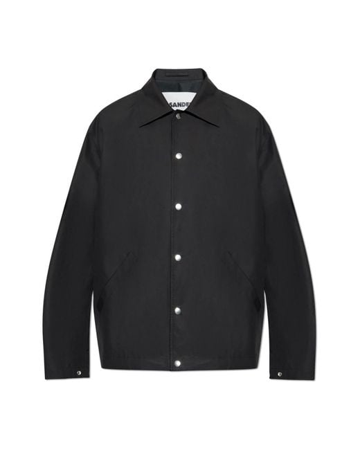 Light Jackets di Jil Sander in Black da Uomo