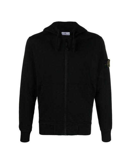 Stone Island Black Zip-Throughs for men