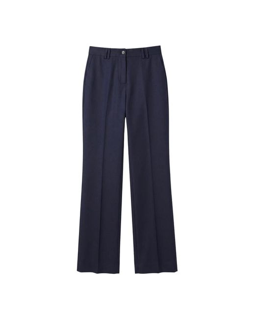 ALESSIA SANTI Blue Straight Trousers