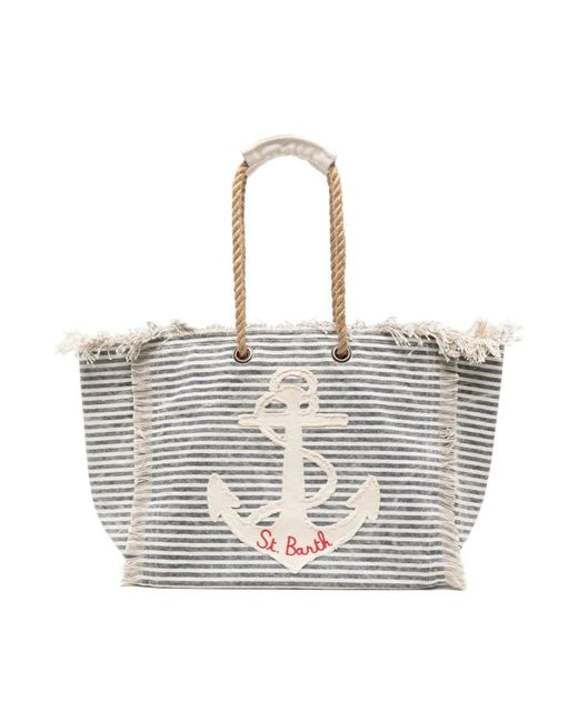 Mc2 Saint Barth Metallic Shopping Bags