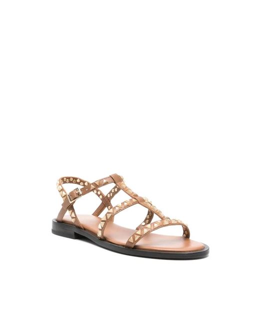 Flat Sandals Ash en coloris Brown