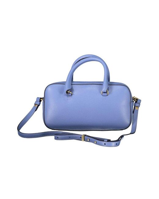 Borsa elegante in pelle con tracolla versatile di Coccinelle in Blue