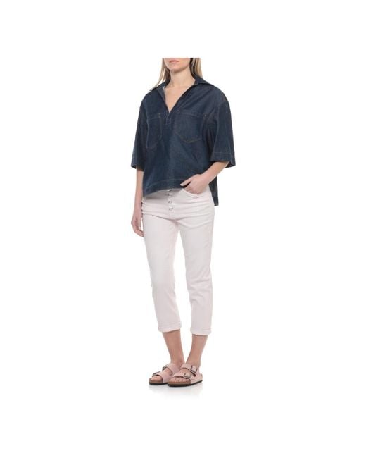 Dondup Blue Blouses