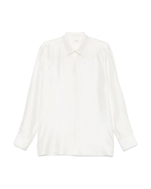 Saint Laurent White Formal Shirts for men
