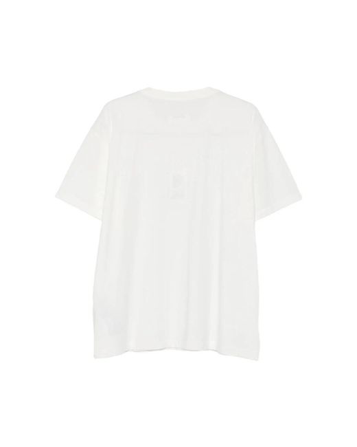 MM6 by Maison Margiela White T-Shirts for men