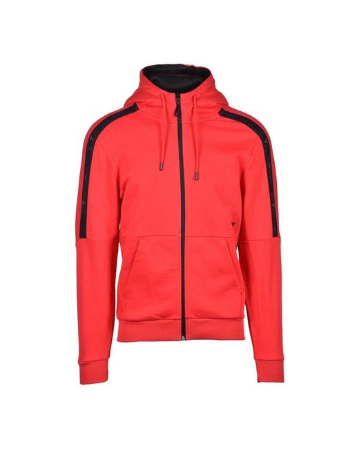 EA7 Red Zip-Throughs for men