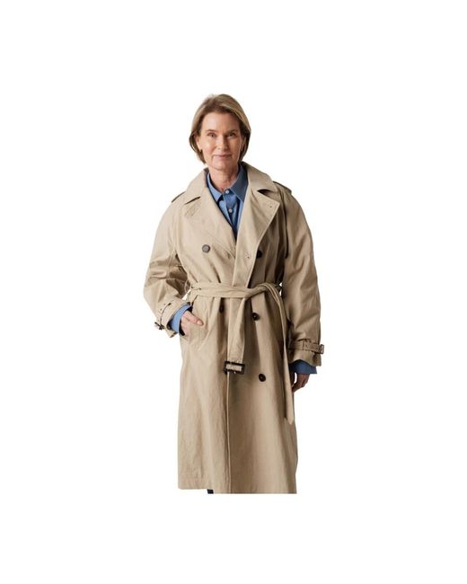 Closed Brown Trench Coats