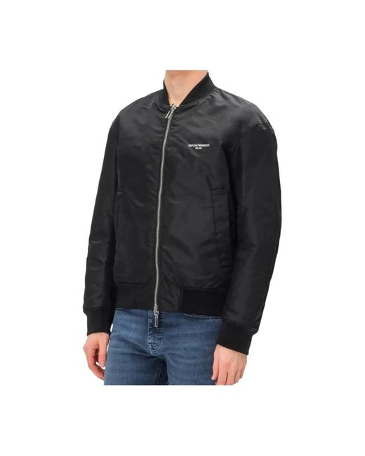 Emporio Armani Bomber Jackets in het Black voor heren